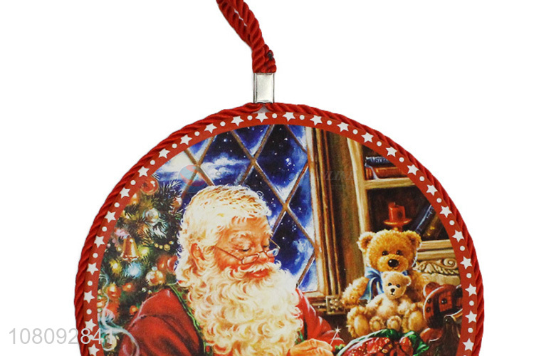 Yiwu market heat resistant Christmas coaster ceramic cork cup mat