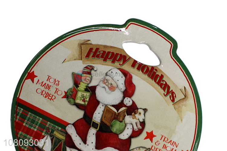 China supplier Christmas ceramic coaster drinks coaster heat pads