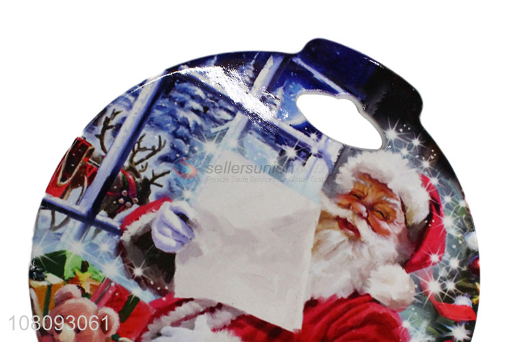 Yiwu market Christmas series ceramic cork coffee coaster for decor