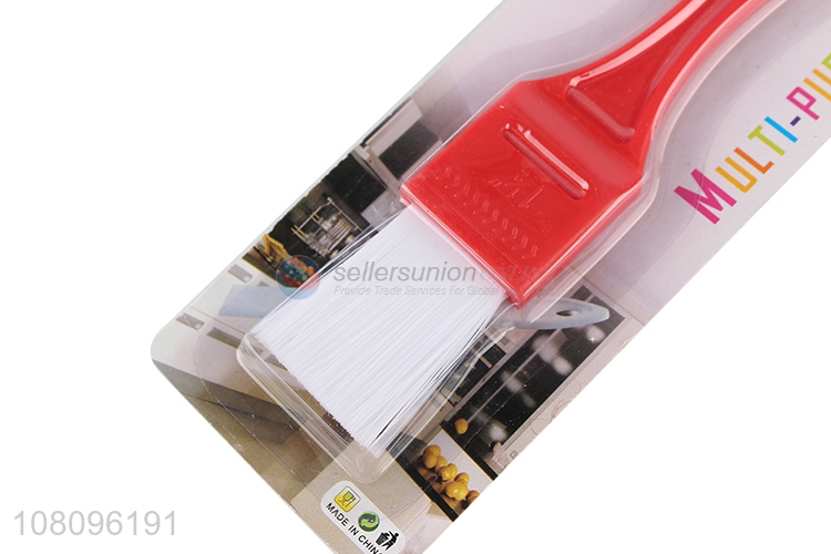 Good sale oil brush with plastic handle for kitchen cooking