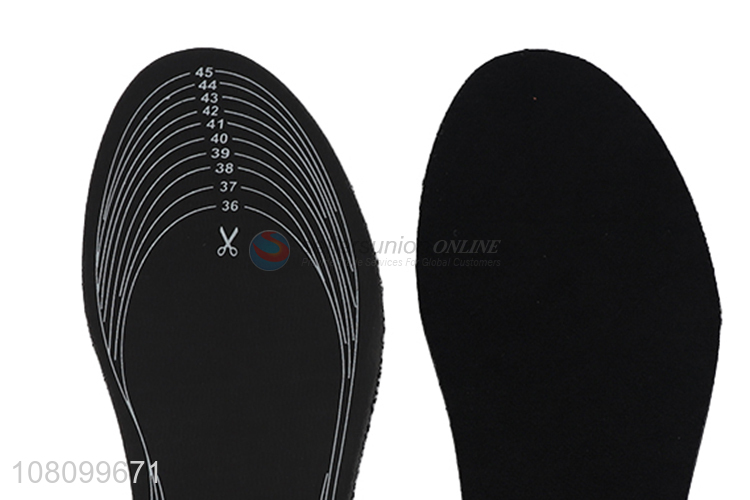 Wholesale cosy shock absorption latex insoles for men and women