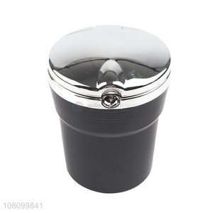 Hot selling smokeless detachable <em>car</em> ashtray with led <em>light</em>