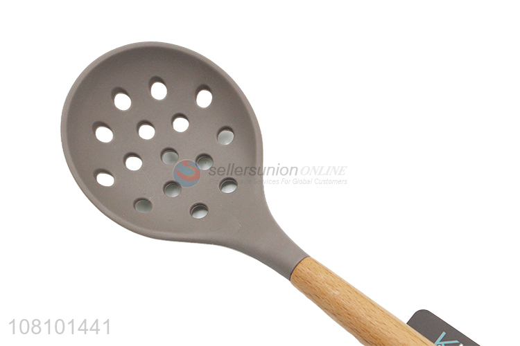 Good Quality Long Handle Strainer Spoon Slotted Ladle