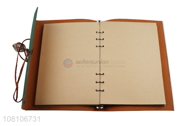 Cheap price green creative portable notebook for office