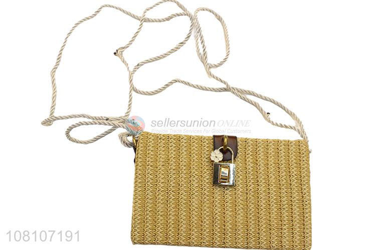 Simple Style Ladies Shoulder Bag Handmade Woven Bag