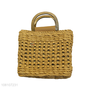 Hot Product Straw Woven Handbag With Shoulder Strap