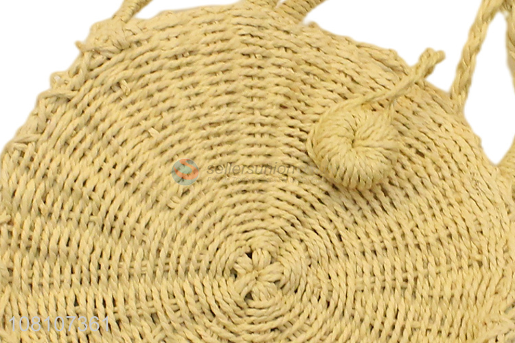 Top Quality Handmade Straw Bag Summer Beach Shoulder Bag