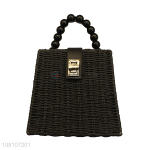 Good Sale Elegant Handbag Handmade Straw Bag For Ladies