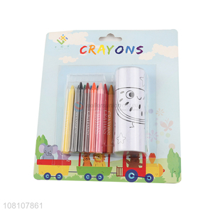 Popular products students stationery crayons set for sale