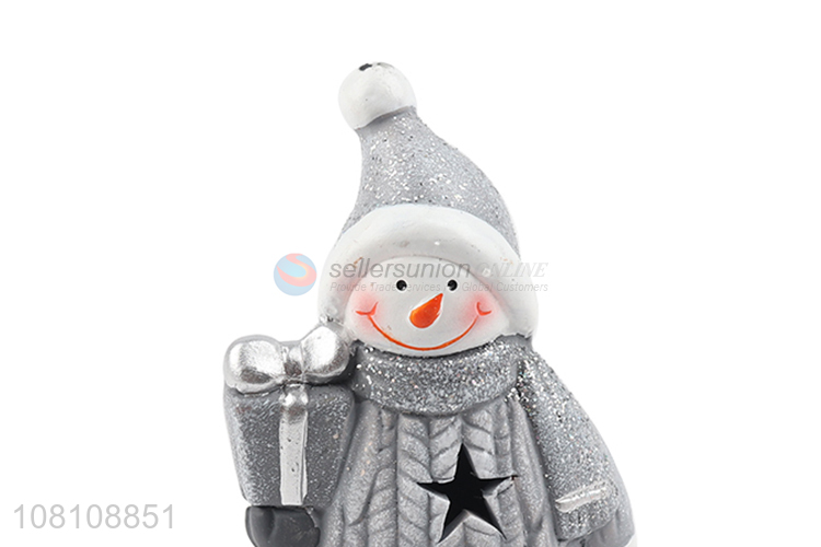 New products ceramic snowman creative christmas party ornaments
