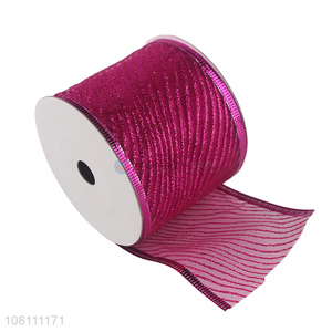 Hot Sale Christmas Ribbon Roll Gift Wrap Bows Ribbons