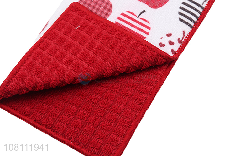 New products red printed drying pad waterproof drain mat