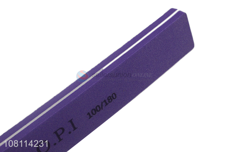 Hot items purple reusable nail file for nail beauty