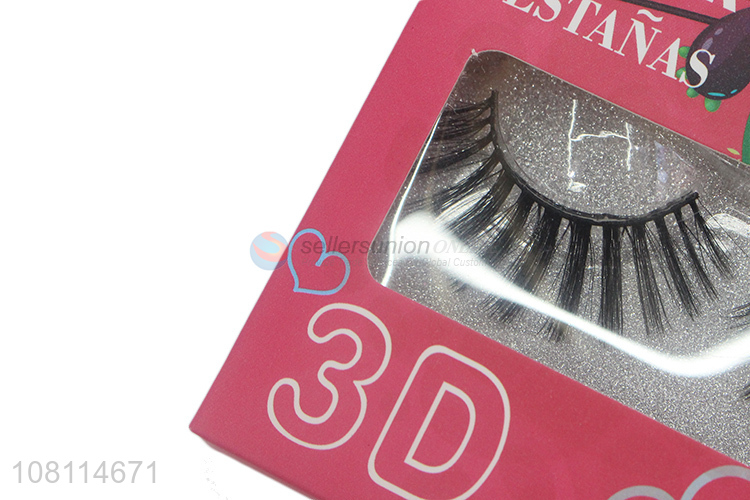 Cheap price daily use durable 3D false eyelash wholesale