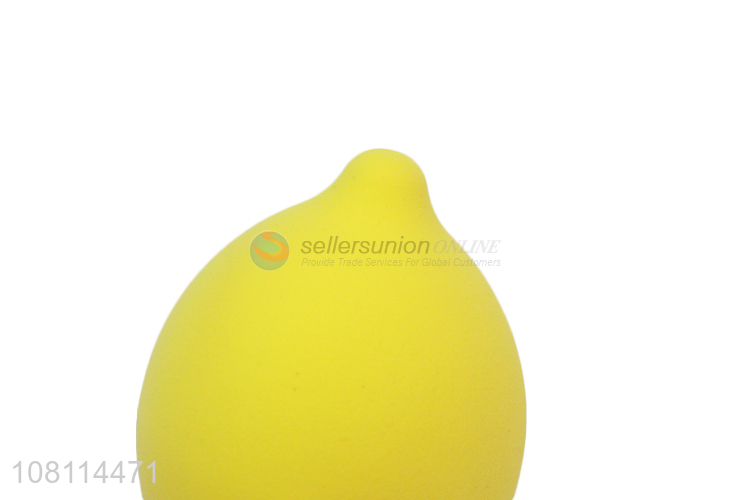 Factory direct sale lemon shape cosmetic puff for beauty