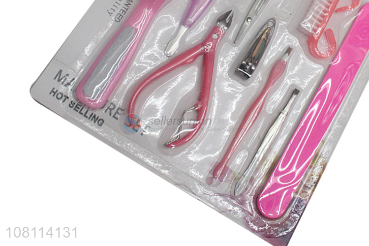 Factory price daily use nail care manicure set for sale