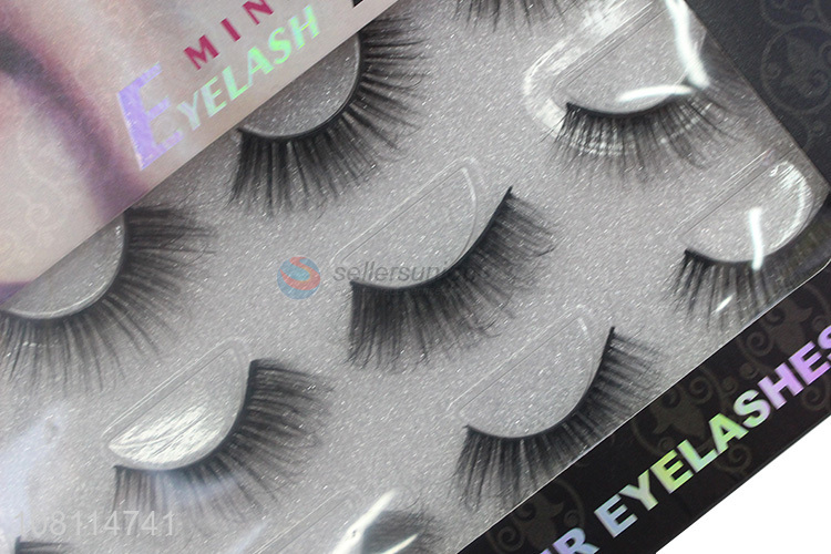 Popular products human hair eyelashes with top quality