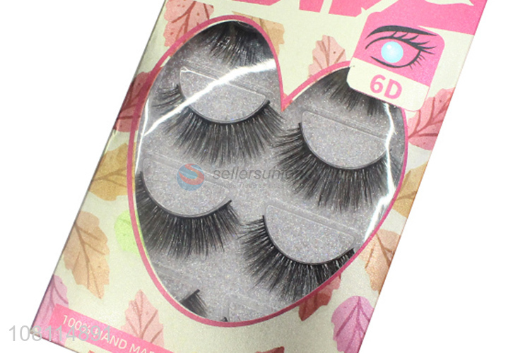 Yiwu market natural handmade false eyelashes for women
