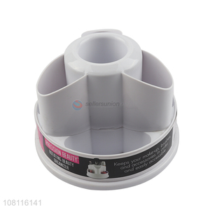 New arrival plastic rotating cosmetic storage box