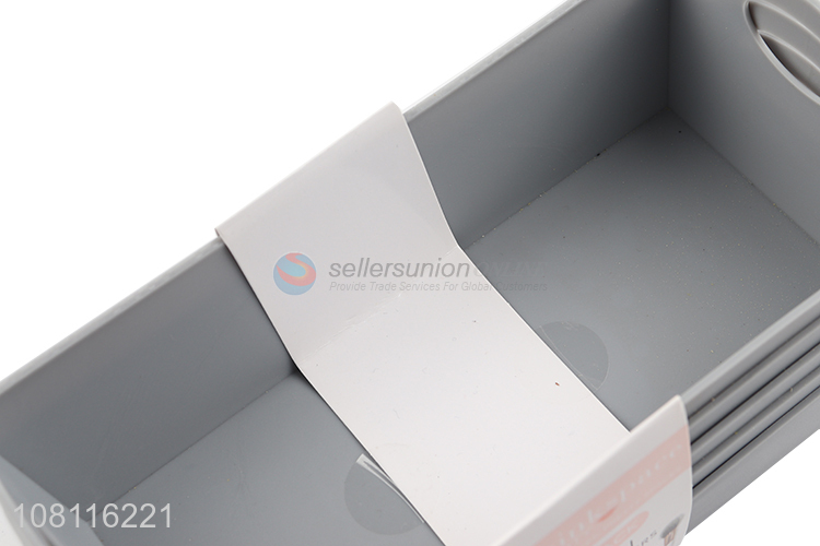 Yiwu market gray desktop storage box ladies cosmetic box