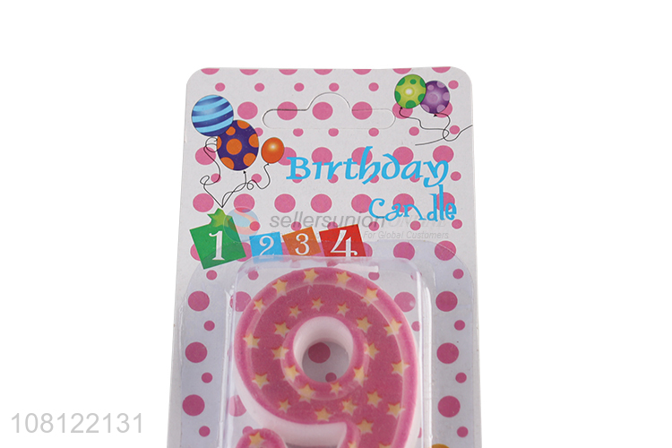 Factory supply birthday number candle for cake decoration