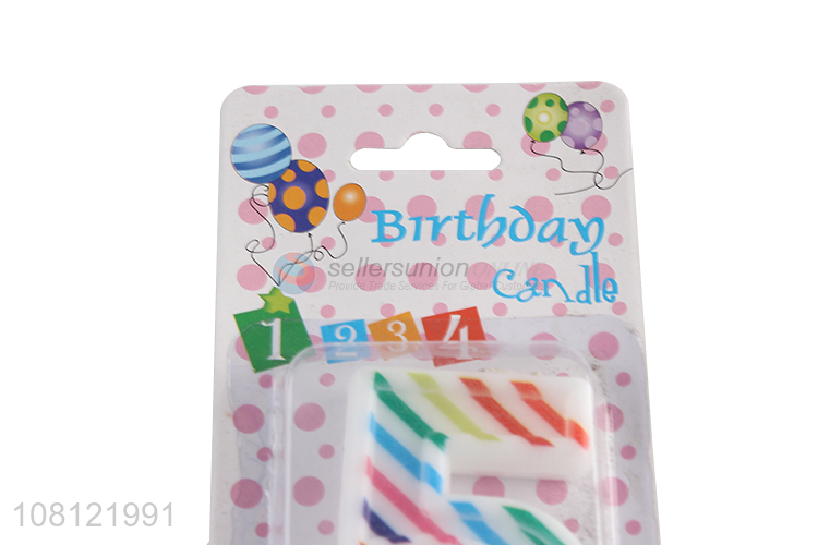 Good quality decorative birthday candle number candle for sale