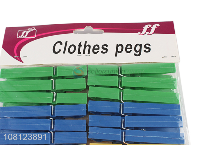 Hot Selling Plastic Clothes Pegs Cheap Plastic Clips Set