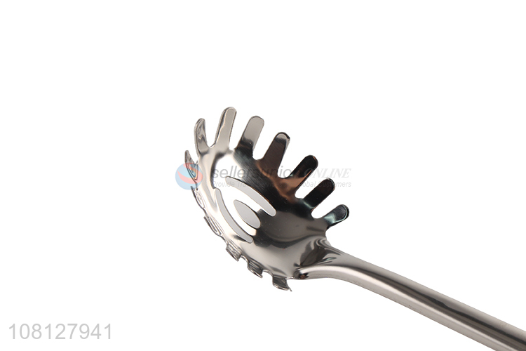 Yiwu market long handle stainless steel spaghetti spatula