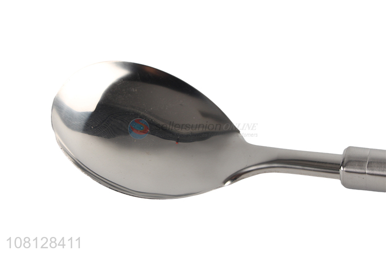 China supplier silver stainless steel rice spoon