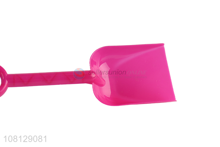 Wholesale beach sand toy 5inch plastic beach bucket with shovel