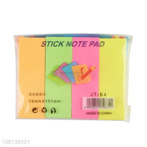 Hot items bright color strong adhesive sticky notes