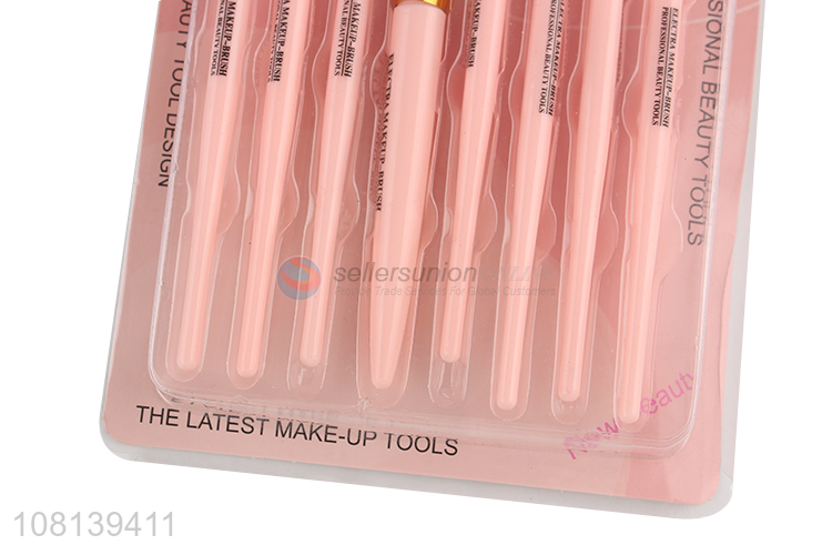 Best selling plastic powder brush ladies beauty brush set