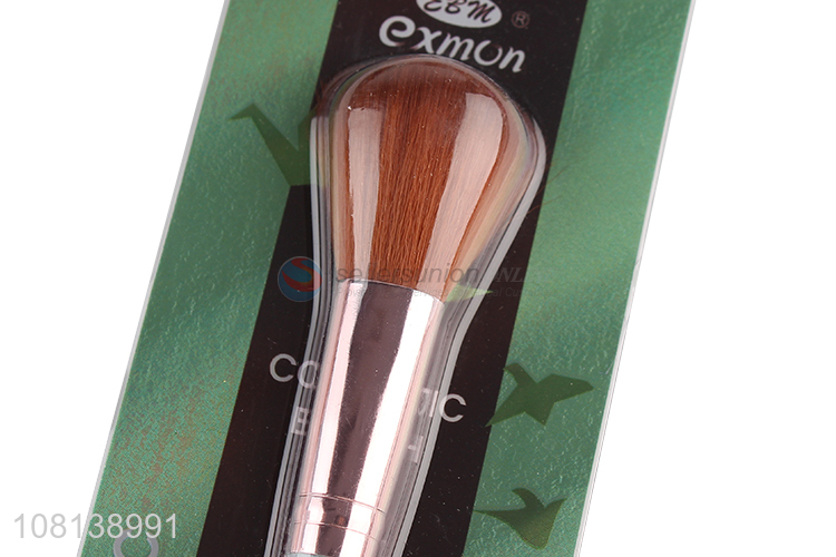 Good quality green plastic cosmetic brush beauty brush