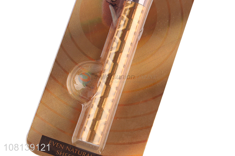 Hot selling golden makeup brush ladies foundation brush