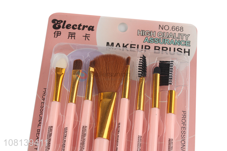 Best selling plastic powder brush ladies beauty brush set