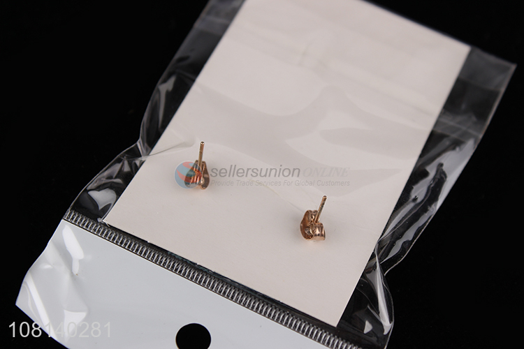 New fashion durable stainless steel ear studs for jewelry