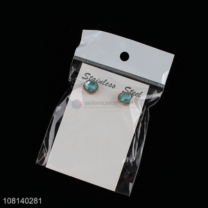 New fashion durable stainless steel ear studs for jewelry