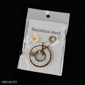 China products creative stainless steel ear studs set
