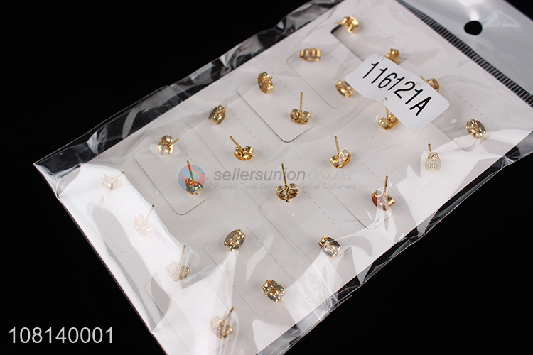 Popular products stainless steel lady ear studs for accessories