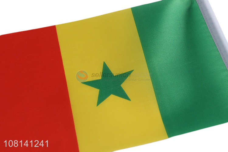 Good Sale Plastic Pole Polyester Mini Hand Waving Flag