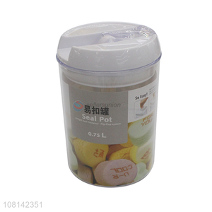 New arrival plastic storage tin biscuit box for household