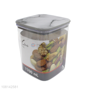 Top quality plastic storage jar biscuit tank for sale