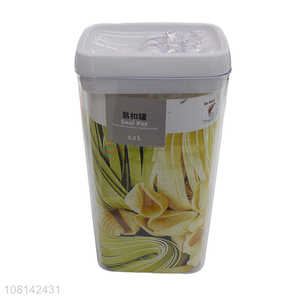 Yiwu supplier 3.3L storage jars kitchen seal pot