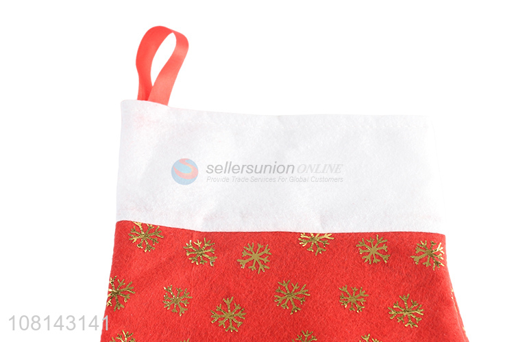 Good quality non-woven Christmas stocking for home decoration