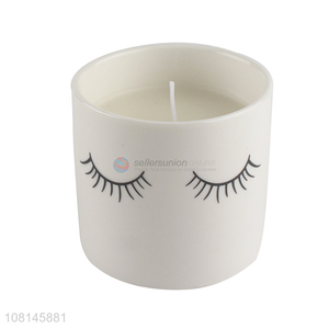 Fashion Style Ceramic Jar Candles Handmade Scented Candle