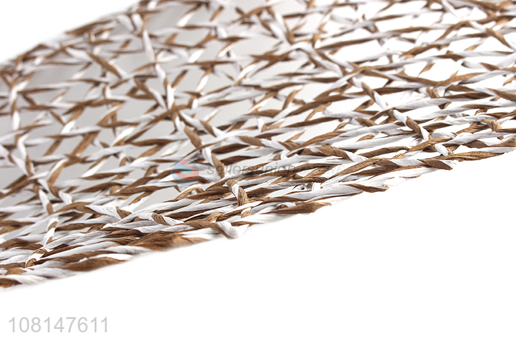 Recent design anti-scald anti-slip paper string woven placemats