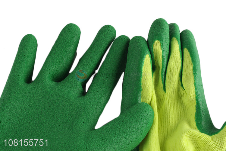 Good quality latex crinkle work gloves for men and women