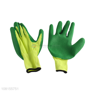 Good quality latex crinkle work gloves for men and women