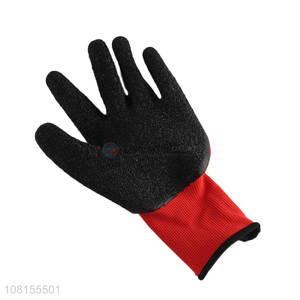 New product 13 stitches latex crinkle industrial work gloves