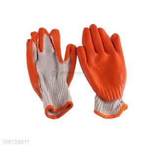 Hot sale <em>latex</em> coated safety work <em>gloves</em> gardening <em>gloves</em>